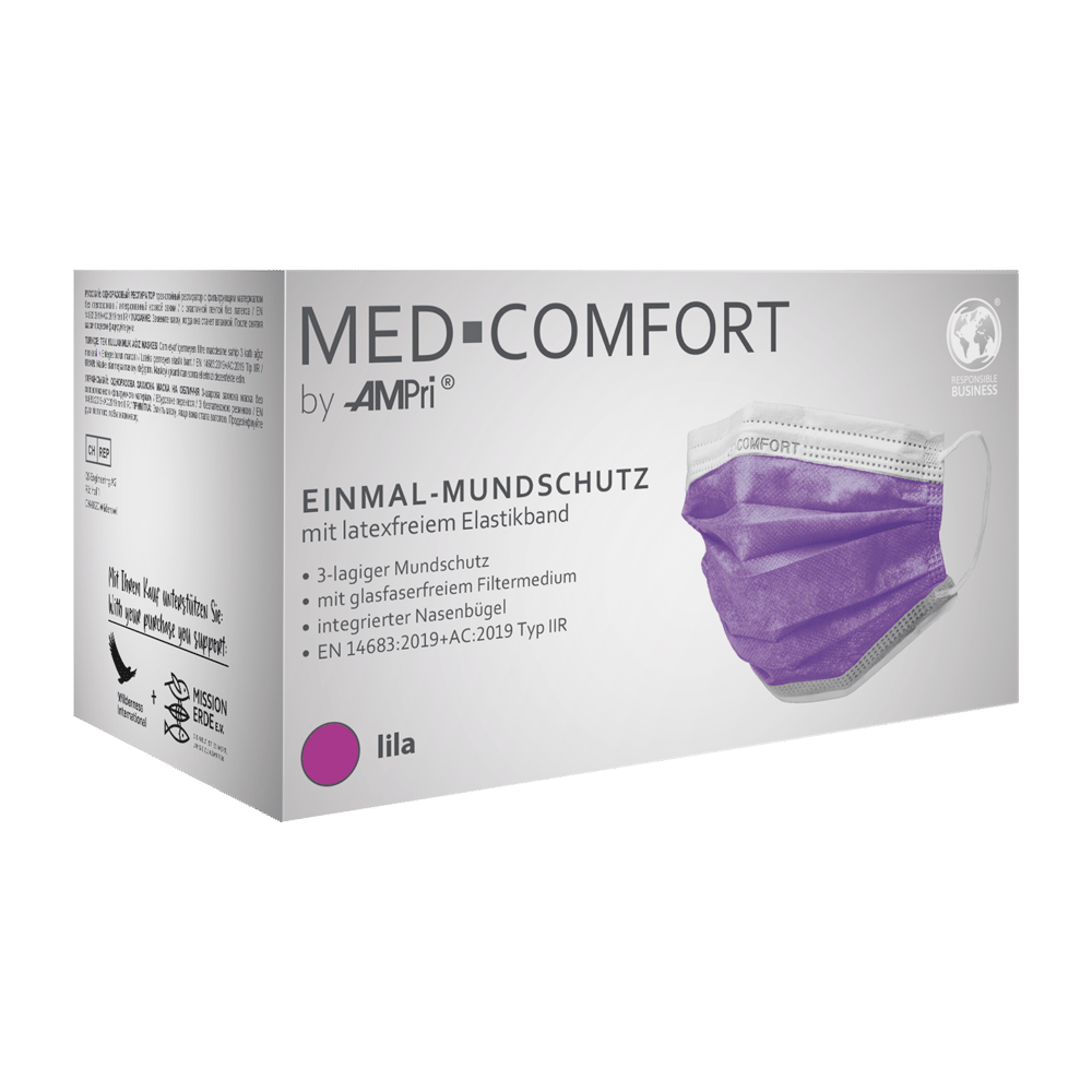 Med Comfort Mundschutz mit Gummizug