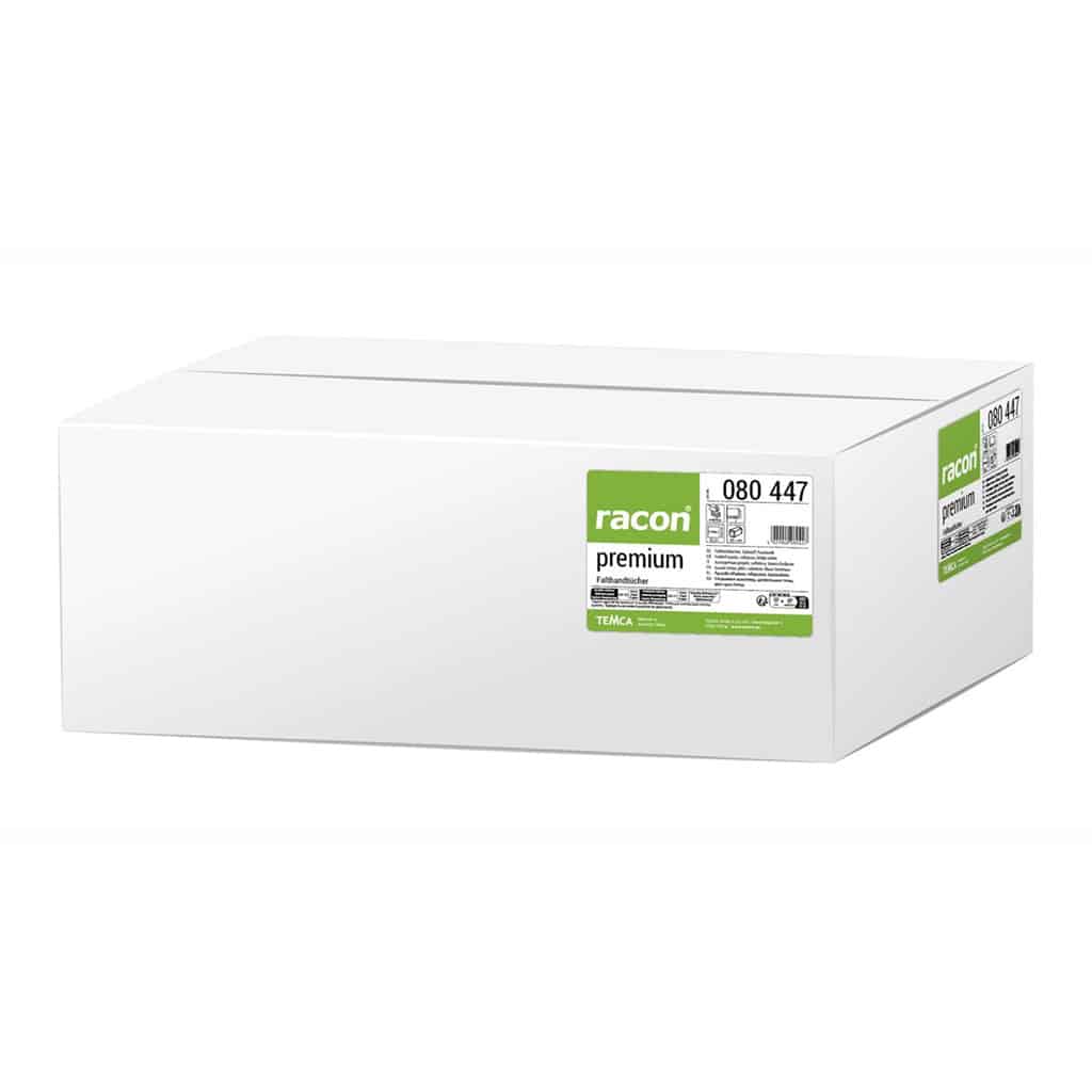 Racon Premium Falthandtuch, 3 lagig, hochweiß, 22 * 32 cm