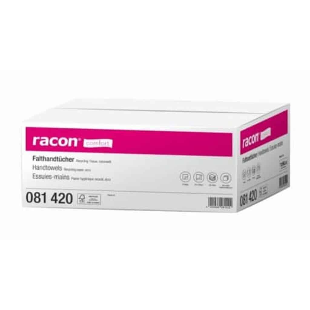 Temca Racon Comfort Falthandtuecher 24 X 23 Cm 2 Lagig Naturweiss 081 420 1 Karton 20 Packungen Mit Je 200 Tuechern 4000 Tuecher 1024x1024px